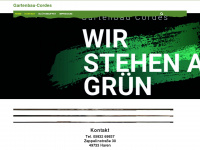 gartenbau-cordes.de Webseite Vorschau