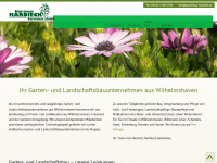gartenbau-hardieck.de Webseite Vorschau
