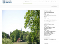 gemeinde-barum.de Webseite Vorschau