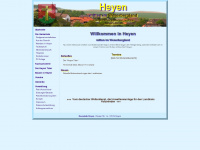 gemeinde-heyen.de Webseite Vorschau