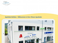 weser-apotheke.com Webseite Vorschau