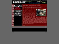 georgies.de Webseite Vorschau