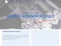 georg-sonnin-schule.de Webseite Vorschau
