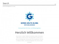 gerke-kaelte-klima.de Webseite Vorschau