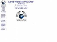 gerke-wt.de Webseite Vorschau