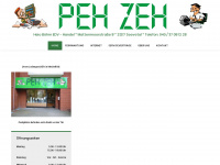 peh-zeh.de Webseite Vorschau