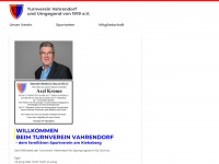 turnverein-vahrendorf.de Webseite Vorschau