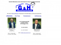 gh-abwassertechnik.de Webseite Vorschau