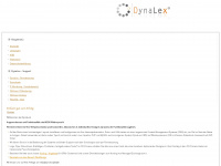 dynalex.de Webseite Vorschau