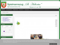 spielmannszug-borsum.de Webseite Vorschau