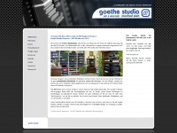 goethe-studio.de Webseite Vorschau