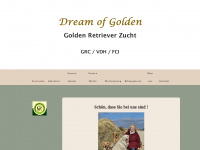 dream-of-golden.de Webseite Vorschau