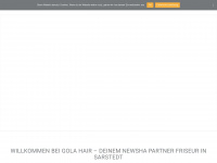 gola-hair.de Webseite Vorschau
