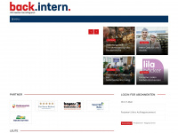 back-intern.de Webseite Vorschau
