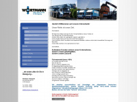 wortmann-transporte.de Webseite Vorschau