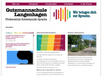 gutzmannschule-langenhagen.de Webseite Vorschau