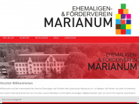 ehemaligenverein-marianum.de Webseite Vorschau