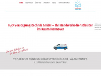 h2o-hannover.de Webseite Vorschau