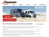 hagemann-reisemobile.de Webseite Vorschau