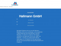 hallmann-metallbau.de Webseite Vorschau
