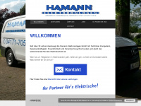 hamann-elektroanlagen.de Webseite Vorschau