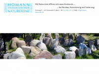 homann-naturstein.de Webseite Vorschau