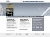 harms-elektromaschinen.de Webseite Vorschau