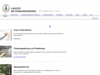 harzer-beton.com Webseite Vorschau