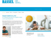 hassel-sanitaer.de Webseite Vorschau