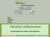 blumengutzmann.de Webseite Vorschau