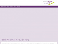 haus-am-hang-ohz.de Webseite Vorschau