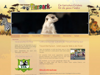 tierpark-badpyrmont.de Webseite Vorschau