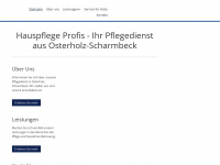 hauspflege-profis.de Webseite Vorschau