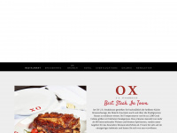 oxsteakhouse.com Webseite Vorschau