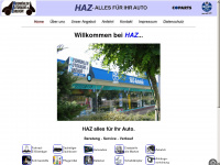 haz-autoteile.de Webseite Vorschau