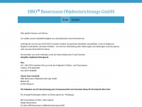 hbo-objekteinrichtungen.de Webseite Vorschau
