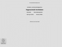 hegenscheidt-architekten.de Webseite Vorschau