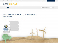 accushop.at Webseite Vorschau