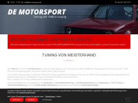 de-motorsport.de Webseite Vorschau
