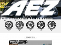 aez-wheels.com Webseite Vorschau
