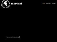 mariani.de Webseite Vorschau
