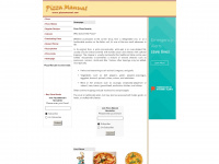 pizzamanual.com Webseite Vorschau
