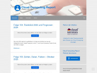 cloud-computing-report.de Webseite Vorschau