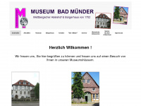 museum-badmuender.de Webseite Vorschau