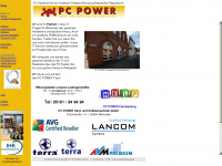 pcpower.de Webseite Vorschau