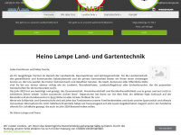 heino-lampe.de Webseite Vorschau