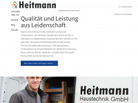 heitmann-haustechnik.de Webseite Vorschau