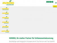 huning-umwelttechnik.de Webseite Vorschau