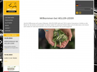 heller-leder.com Webseite Vorschau