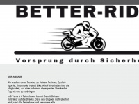 better-ride.de Webseite Vorschau